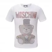 moschino t-shirt size m-3xl magician teddy bear bianco